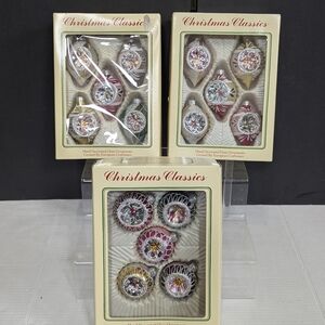 Christmas Classics Glass Ornaments Sets